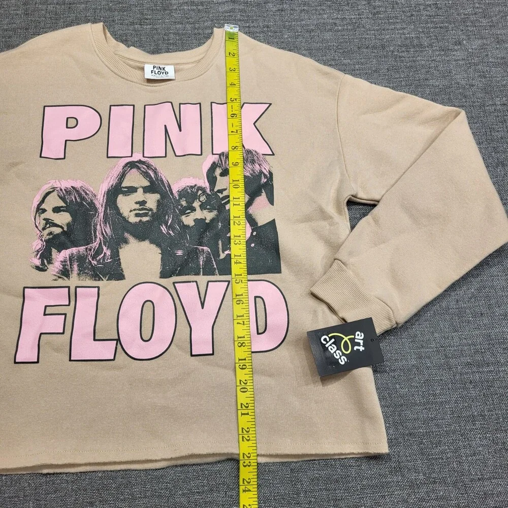 Art Class Girls Pink Floyd Fleece Sweatshirt XX-Large Size 16/18 Beige Pullover